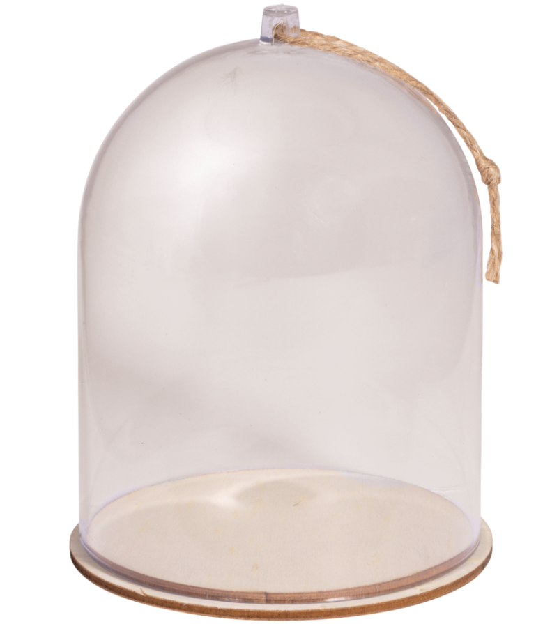 Plastic Cloche with base